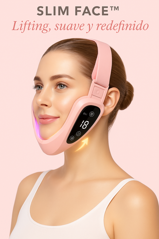 SLIM FACE – Mascarilla Esculpidora Facial con Luz LED y Efecto V-Lift